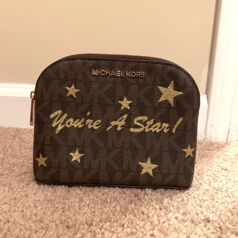 NWOT Michael Kors "You're a Star" Pouch